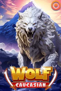 caucasian wolf game logo